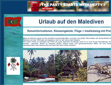 Tablet Screenshot of malediven-reiseinfo.de